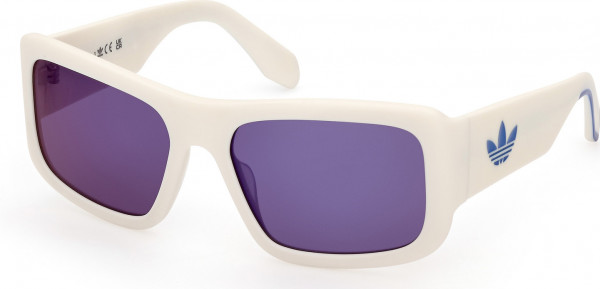 adidas Originals OR0090 Sunglasses, 21X - Matte White / Matte White