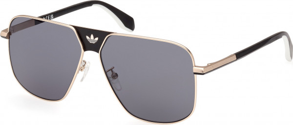 adidas Originals OR0091 Sunglasses, 32A - Shiny Pale Gold / Matte Black