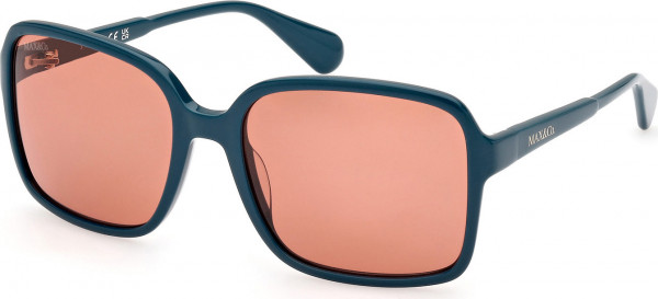 MAX&Co. MO0079 Sunglasses, 96E - Shiny Dark Green / Shiny Dark Green