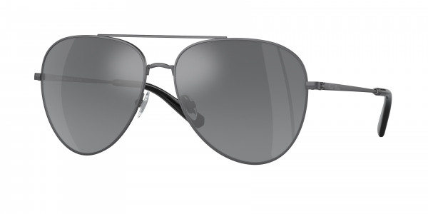 Brooks Brothers BB4064 Sunglasses, 10356G MATTE GUNMETAL GREY FLASH (GREY)