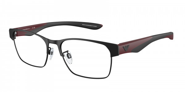 Emporio Armani EA1141 Eyeglasses, 3001 MATTE BLACK (BLACK)