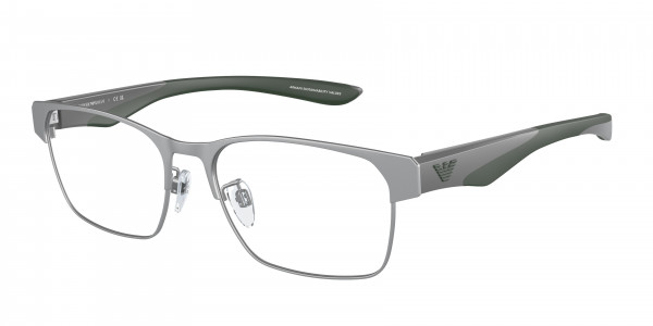 Emporio Armani EA1141 Eyeglasses, 3045 MATTE SILVER (SILVER)