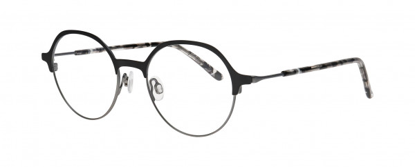 Nifties NI8525 Eyeglasses, BLACK LIGHT MATT