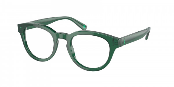 Polo PH2262 Eyeglasses, 6084 SHINY TRANSP. GREEN (GREEN)
