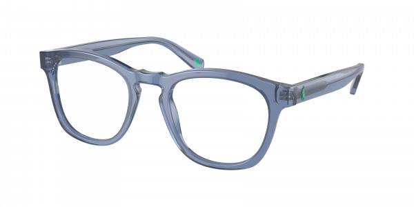 Polo PH2258 Eyeglasses, 6092 SHINY TRANSP. BLUE (BLUE)