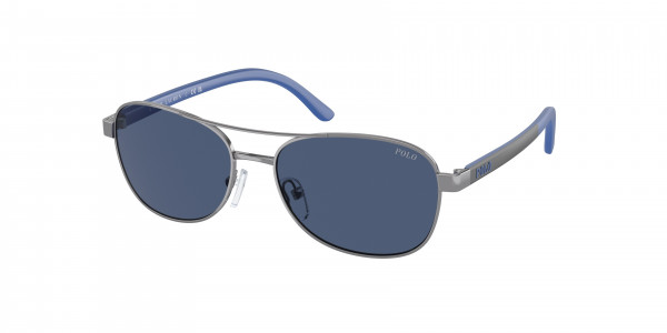 Ralph Lauren Children PP9002 Sunglasses, 926180 SHINY GUNMETAL DARK BLUE (GREY)