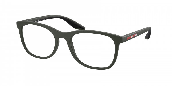Prada Linea Rossa PS 05PV Eyeglasses, 5361O1 MATTE GREEN (GREEN)