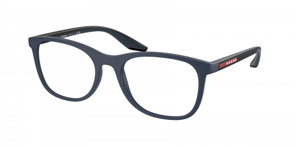 Prada Linea Rossa PS 05PV Eyeglasses, TFY1O1 RUBBER BLUE (BLUE)