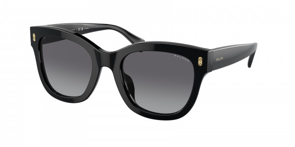 Ralph RA5301U Sunglasses, 5001T3 SHINY BLACK GRADIENT POLAR GRE (BLACK)