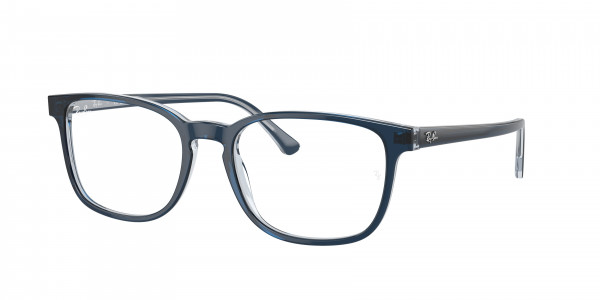 Ray-Ban Optical RX5418 Eyeglasses, 8324 BLU ON TRANSPARENT BLU (BLUE)