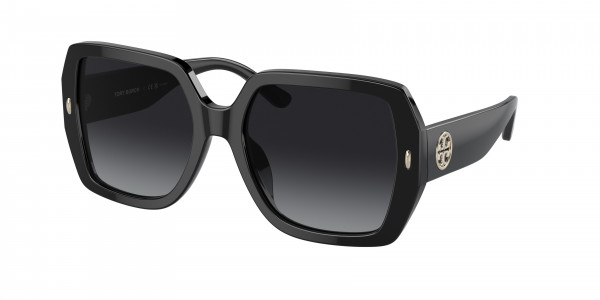 Tory Burch TY7191U Sunglasses, 1709T3 BLACK LIGHT GREY GRADIENT GREY (BLACK)