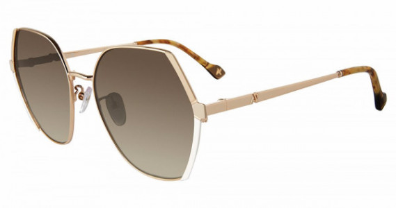 Yalea SYA101 Sunglasses, GOLD (033M)
