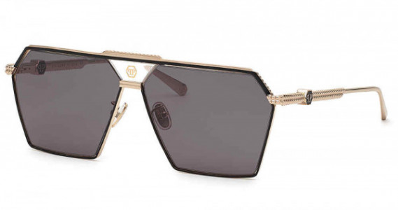 Philipp Plein SPP076M Sunglasses, ROSE GOLD/BLACK (0301)