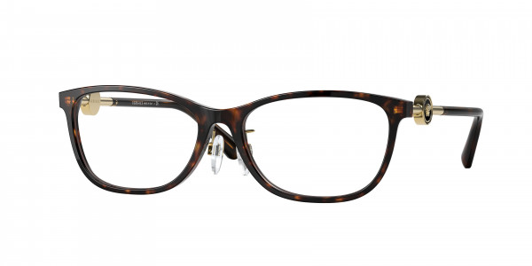 Versace VE3297D Eyeglasses, 108 HAVANA (TORTOISE)