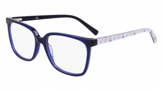 Marchon M-5022 Eyeglasses, (433) CRYSTAL BLUE/BLUE MOSIAC