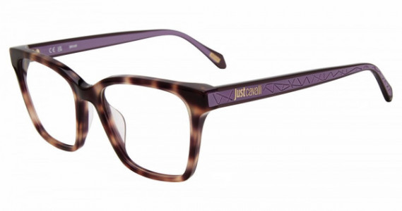 Just Cavalli VJC010 Eyeglasses, BROWN/BEIGE HAVANA -07UX