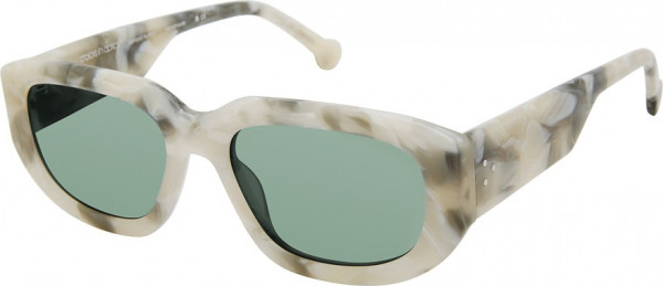 Colors In Optics CS396 LUNA Sunglasses, MRBL WHITE/GREY MARBLE