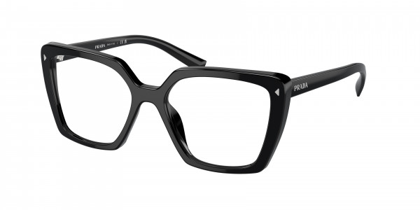 Prada PR 16ZV Eyeglasses, 1AB1O1 BLACK