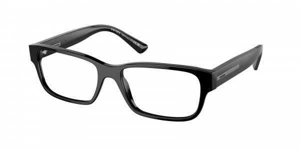 Prada PR 18ZV Eyeglasses, 1AB1O1 BLACK
