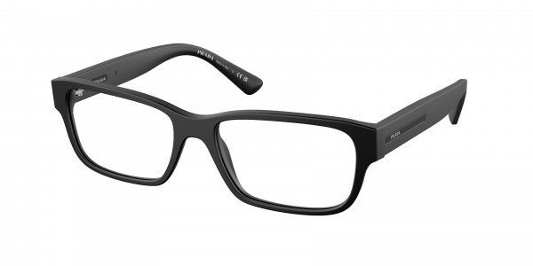 Prada PR 18ZV Eyeglasses, 1BO1O1 MATTE BLACK (BLACK)