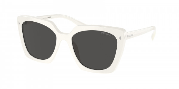Prada PR 23ZS Sunglasses, 1425S0 TALC DARK GREY (WHITE)