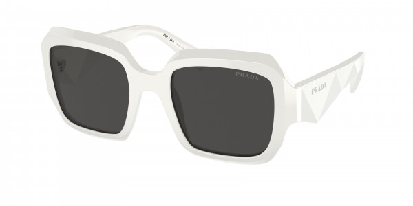 Prada PR 28ZSF Sunglasses, 17K08Z TALC DARK GREY (WHITE)