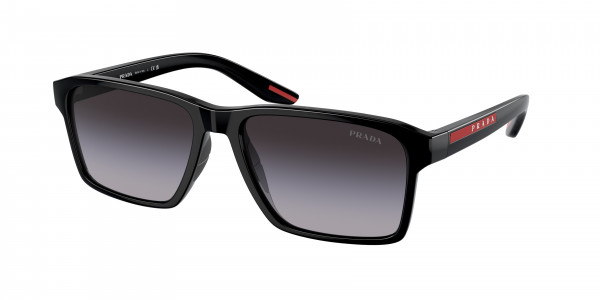 Prada Linea Rossa PS 05YSF Sunglasses, 1AB09U BLACK GREY GRADIENT (BLACK)