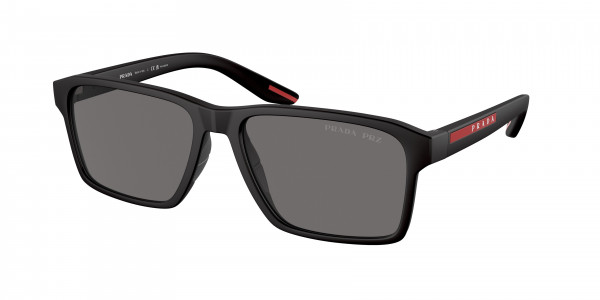 Prada Linea Rossa PS 05YSF Sunglasses, DG002G BLACK RUBBER DARK GREY POLAR (BLACK)