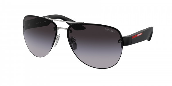 Prada Linea Rossa PS 55YS Sunglasses, 1BC09U SILVER GRADIENT GREY (SILVER)