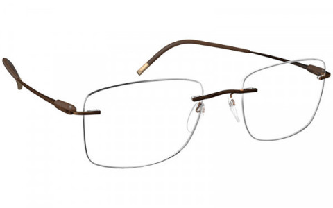 Silhouette Purist MV Eyeglasses, 6040 Harmonious Brown