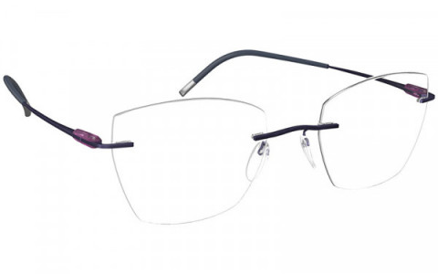 Silhouette Purist MW Eyeglasses, 4040 Vigorous Berry