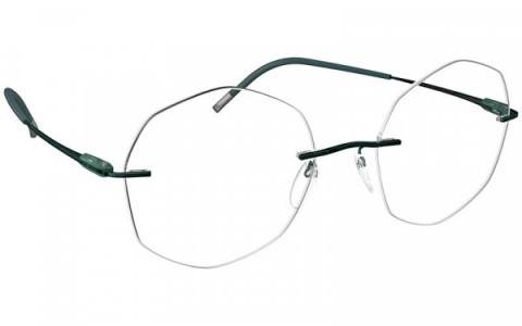 Silhouette Purist MW Eyeglasses, 5540 Serene Green