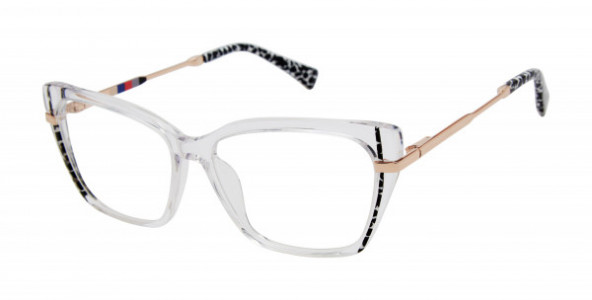 gx by Gwen Stefani GX101 Eyeglasses, Crystal (CRY)