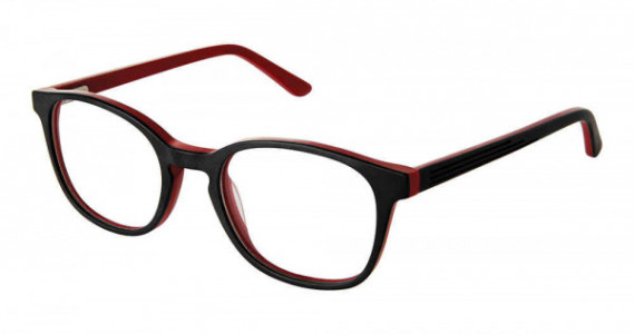 SuperFlex SFK-282 Eyeglasses, M300-MATTE BLACK RED