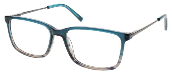 IZOD 2108 Eyeglasses, Blue Grey Fade