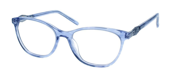 Jessica McClintock JMC 4344 Eyeglasses, Blue Horn