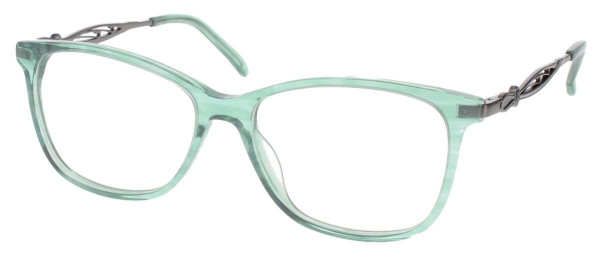 Jessica McClintock JMC 4345 Eyeglasses, Green Horn