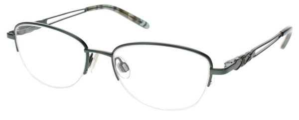 Jessica McClintock JMC 4347 Eyeglasses, Green Sage