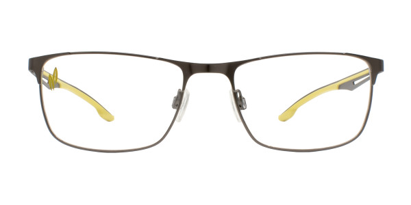 Quiksilver QS 1020 Eyeglasses, Matte Gun/Yellow