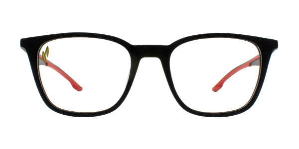 Quiksilver QS 2018 Eyeglasses, Matte Black/Red