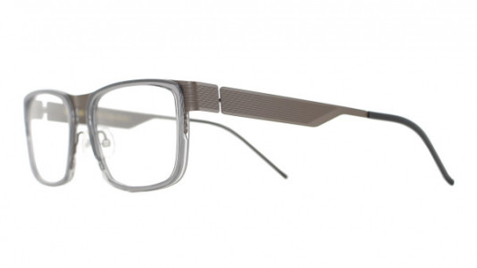 Vanni VANNI Uomo V4115 Eyeglasses, matt gun / transparent dark green acetate ring