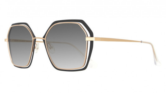 Vanni High Line VS4312 Sunglasses, shiny rose gold / matt black