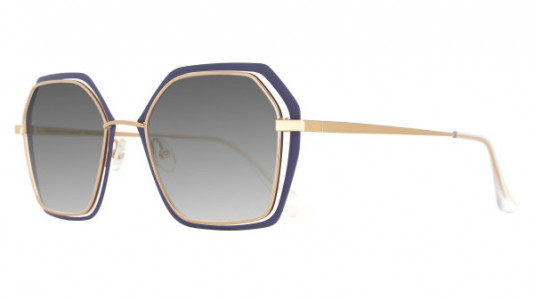 Vanni High Line VS4312 Sunglasses, shiny rose gold / matt purple