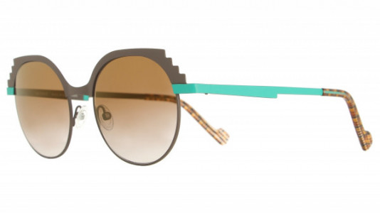 Vanni Colours VS9619 Sunglasses, matt brown - matt turquoise