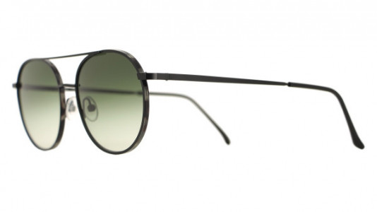 Vanni Re-Master VS669 Sunglasses, matt black / white havana acetate ring