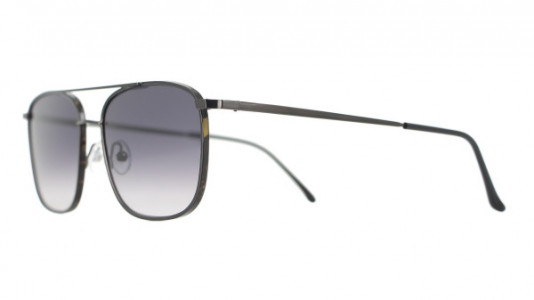 Vanni Re-Master VS670 Sunglasses, shiny gun / dark havana acetate ring