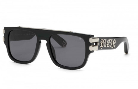 Philipp Plein SPP011X Sunglasses, SHINY BLACK -0700