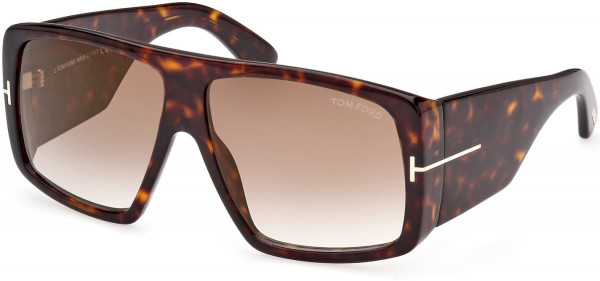 Tom Ford FT1036 RAVEN Sunglasses, 01B - Shiny Black / Shiny Black
