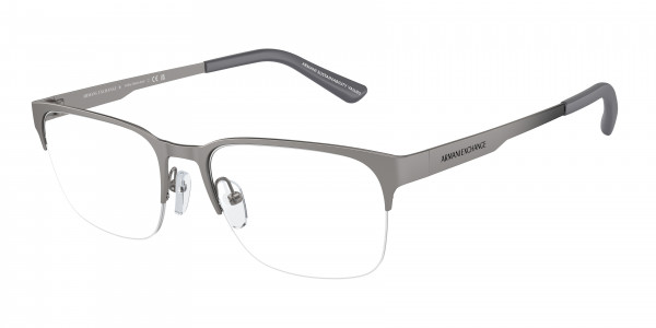 Armani Exchange AX1060 Eyeglasses, 6003 MATTE GUNMETAL (GREY)