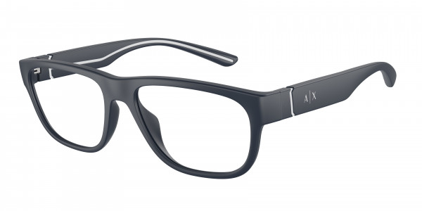 Armani Exchange AX3102U Eyeglasses, 8181 MATTE BLUE (BLUE)
